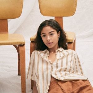 🍂 MADEWELL Central Shirt in Bronze Stripe